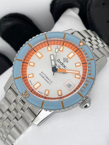 Zodiac - Super Sea Wolf Compression Diver Automatic - Zonder, Nieuw
