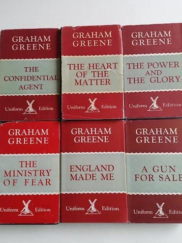 Graham Greene - 6 x Uniform Edition - 1950-1960
