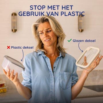 2dekans | Safecourt vershoudbakjes - volledig van glas (100%, Ophalen of Verzenden, Zo goed als nieuw