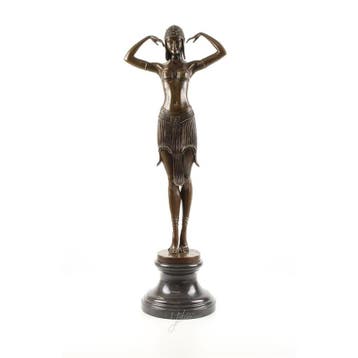 BRONZEN BEELD VAN EEN SCARABEE DANSERES (Interieur), Verzenden, Nieuw