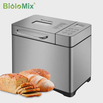 Biolomix Broodmachine RVS - 1KG Capaciteit, 19 Programma's,, Verzenden, Nieuw