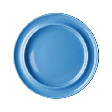 Heritage bord met verhoogde rand | 253Ømm | blauw | 4 stuks, Verzenden