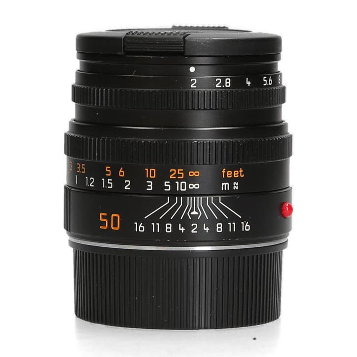 Leica 50mm f/2 Summicron-M (11826) - 1 jaar garantie, Audio, Tv en Foto, Fotografie | Lenzen en Objectieven, Zo goed als nieuw