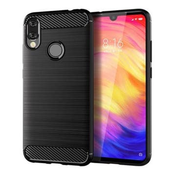 Xiaomi Redmi 7A Hoesje - Carbon Fiber Textuur Shockproof, Verzenden, Nieuw
