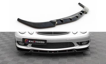 Voorspoiler Mercedes E55 AMG W211 Maxton Glans Zwart, Ophalen of Verzenden, Nieuw