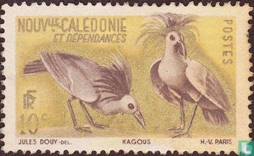 Nieuw-Caledonië - Inheemse motieven - 1948, Verzenden, Postfris