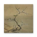 Plum Blossom and Bird in Snow () - Anonymous - Japan -