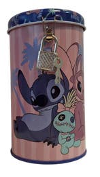 Spaarpot met slot voor kinderen - Stitch en Angel met Scrump, Verzamelen, Nieuw