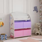 Kinderboekenkast Orust opbergkast 97,5x82,5x29,5 cm eenhoorn, Kinderen en Baby's, Verzenden, Nieuw