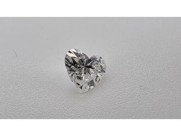 Veiling - Diamant heart 1.60 crt ( IGI gecertificeerd ), Nieuw
