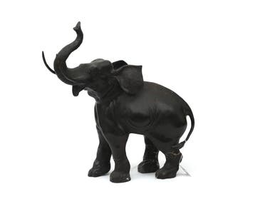 Een beeld van olifant, 20e eeuw
