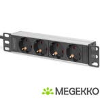 Digitus DN-95418 energiedistributie 4 AC-uitgang(en) 1U, Verzenden, Nieuw
