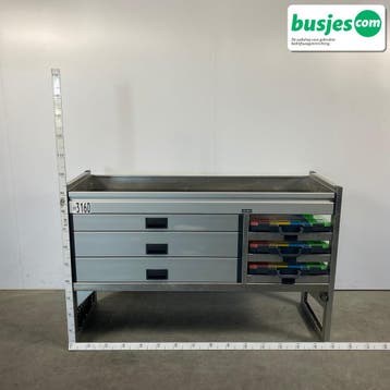 Aluca bedrijfswageninrichting 1500x529x950mm (3160), Ophalen of Verzenden