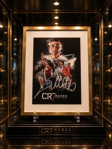 Cristiano Ronaldo – Gesigneerde CR7 Museum Print – met, Nieuw
