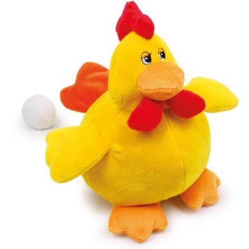 Pluche hen / kip Frieda knuffel 23 cm - Knuffel kippen, Verzenden, Nieuw