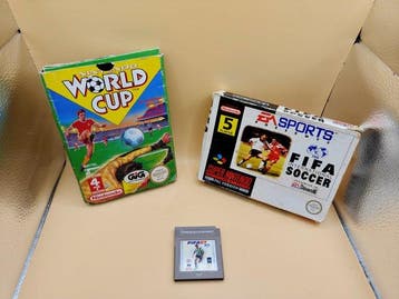 Nintendo - Nes - Nintendo World Cup NES GIG ITA CIB + FIFA, Nieuw