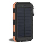 Solar Charger 20.000mAh met Zaklamp - Externe Powerbank, Telecommunicatie, Powerbanks, Verzenden, Nieuw, Stuff Certified®