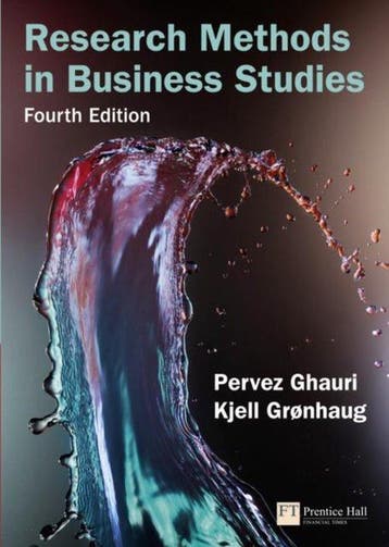Research Methods in Business Studies, Verzenden, Nieuw