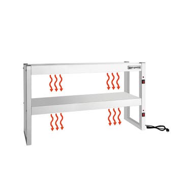 GGM Gastro | Warmhoudbrug - met warmtelamp(en) - 1200x300mm, Zakelijke goederen, Horeca | Keukenapparatuur, Verzenden, Nieuw in verpakking