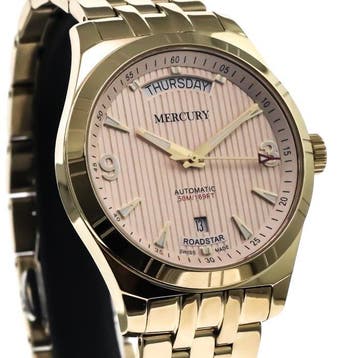 Mercury - Roadstar Automatic Swiss Watch - MEA493-GG-4 -, Nieuw