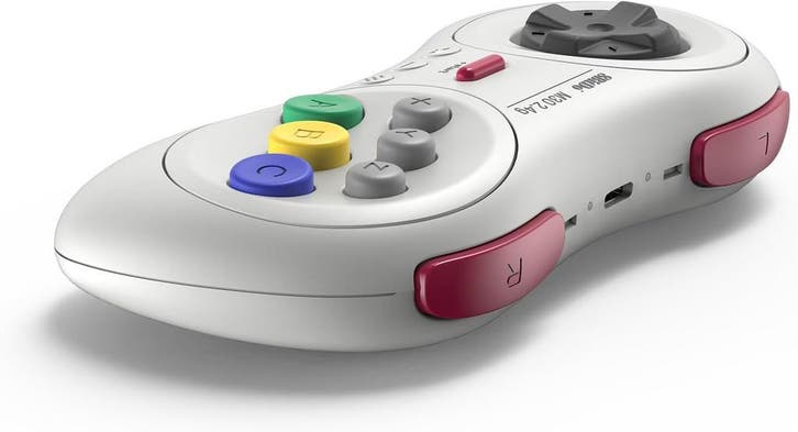 8BitDo M30 2.4Ghz wireless controller wit, Spelcomputers en Games, Games | Pc, Verzenden