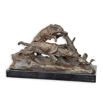 sculptuur, Large Handmade Bronze Reproduction Sculpture –
