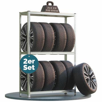 Bandenrek 180x120x40cm gegalvaniseerd 795kg , Set van 2, Verzenden, Nieuw