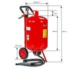 Straalketel XXL - Zandstraalketel met vier zakken, Ophalen of Verzenden, Nieuw