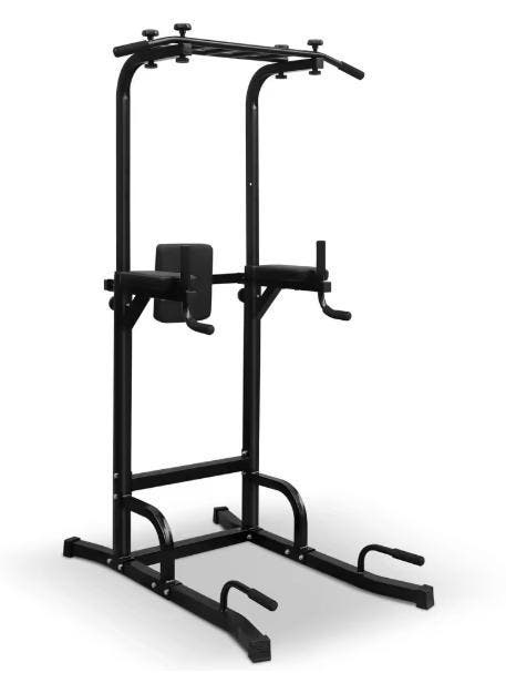 Power Tower Dip Station –Pull Up Bar en Krachttoren Thuisfit, Sport en Fitness, Fitnessapparatuur, Nieuw, Verzenden
