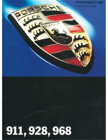 1994 PORSCHE PROGRAMMA BROCHURE DUITS, Nieuw, Porsche, Author