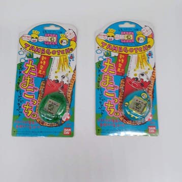 Bandai - Tamagotch Lot of 2 Clear Green, Light Blue Japan, Nieuw