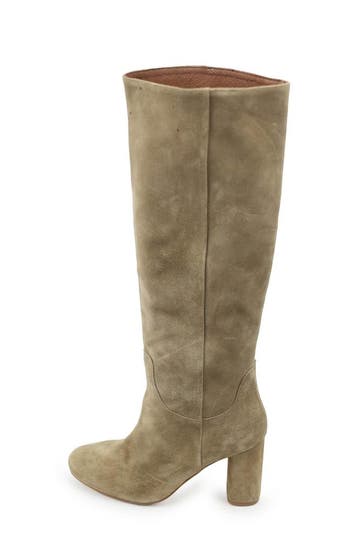 Manfield Laarzen in maat 38 Beige, Hoge laarzen, Verzenden, Beige, Zo goed als nieuw