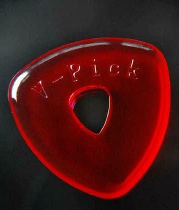 V-Picks Hole in One Ruby Red plectrum 2.75 mm, Ophalen of Verzenden, Nieuw, Elektrische gitaar