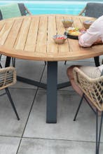 Basso dining tuintafel 160x75 cm teak Taste 4 Seasons, Tuin en Terras, Tuintafels, Ophalen of Verzenden, Nieuw