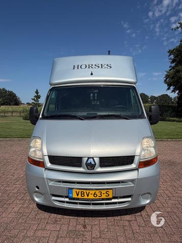 Degelijke Theault dubbelcabine  paardenwagen!, Dieren en Toebehoren, Ophalen, Zo goed als nieuw, Aluminium, 2-paards trailer