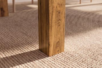 Uitschuifbare eettafel MAKASSAR 160-240cm sheesham hout, Ophalen of Verzenden, Nieuw
