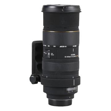 Sigma 50-500mm f/4-6.3 EX APO DG HSM (Nikon) met garantie, Audio, Tv en Foto, Ophalen of Verzenden, Gebruikt