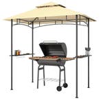 TRUUSK Grillpaviljoen Met LED - 240 x 150 x 258 cm - Wateraf, Verzenden