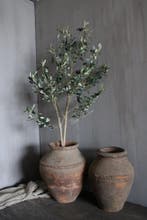 Kunst olijfboom van zijde 120 cm, Ophalen of Verzenden