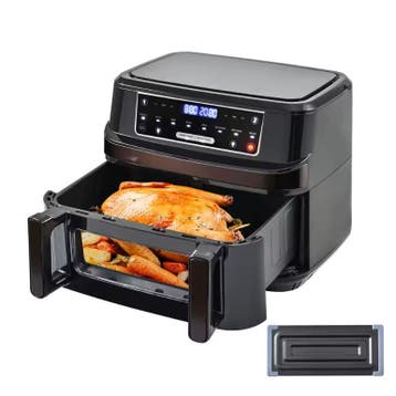 Airfryer 12L XXL Dubbele Kamer Touchscreen Kijkvenster, Witgoed en Apparatuur, Airfryers, Verzenden, Nieuw