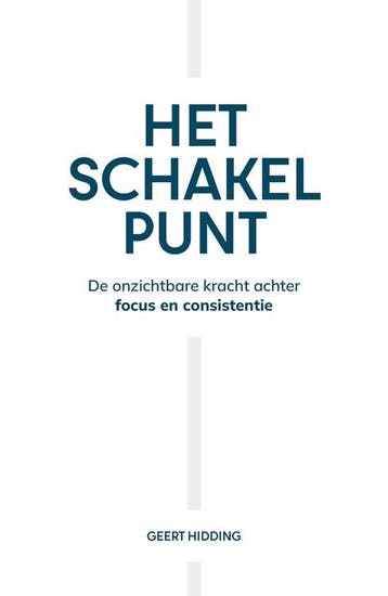 9789090417448 Het Schakelpunt Geert Hidding, Verzenden, Nieuw, Geert Hidding