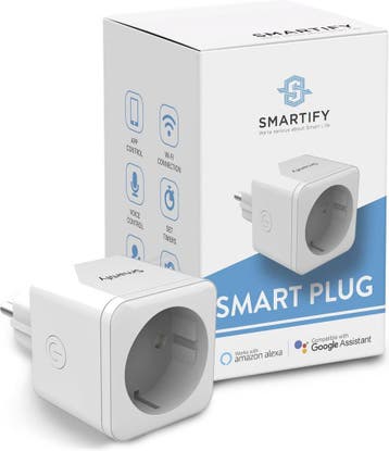 Smartify Slimme Stekker - Smart Plug - Incl. Tijdschakelaar, Ophalen of Verzenden, Zo goed als nieuw