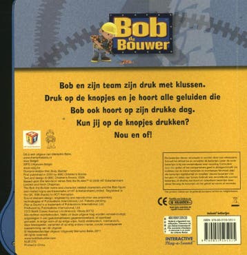 Bob de Bouwer Drukke Bob geluidenboek 9789051595925, Boeken, Verzenden, Gelezen