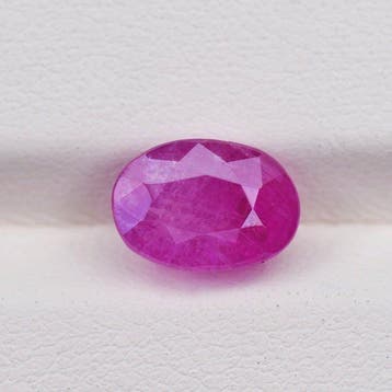 1 pcs Rood Robijn - 3.02 ct - International Gemological, Sieraden, Tassen en Uiterlijk, Nieuw