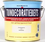 Hermadix Tuindecoratiebeits 717 Taupe White - 0.75 liter, Wit, Nieuw, Beits, Ophalen of Verzenden