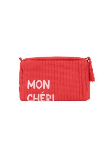 Goudlief Mon cheri make-up tas groot (Make-uptassen), Verzenden, Nieuw, Roze