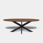 Tafel Ovaal Eikenhout  Matrix  180x90, Nieuw