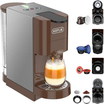 Koffiemachine 5-in-1 19 Bar | Retourdeal 34% Korting, Espresso apparaat, Ophalen of Verzenden, Zo goed als nieuw, 1 kopje