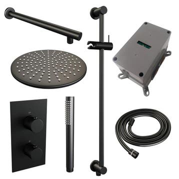 Brauer Black Carving Thermostatische Regendoucheset Inbouw -, Ophalen of Verzenden, Nieuw