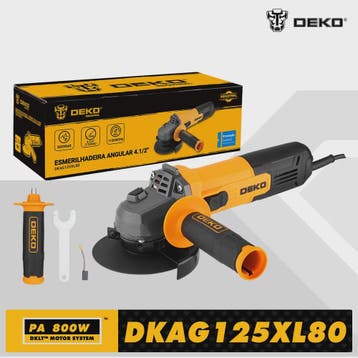 DEKO Elektrische Haakse Slijper 115mm 800W - Krachtig voor M, Verzenden, Nieuw